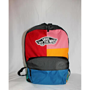 Vans Off The Wall Realm Colour Block Patchwork Medium Sized Backpack